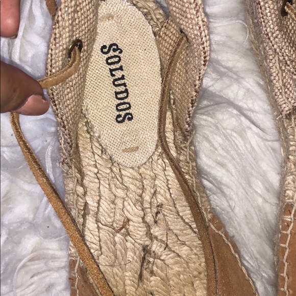 Soludos Suede Tassel Lace Up Espadrille - Picture 8 of 11